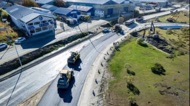 Comenzó la pavimentación del ingreso a la ciudad
