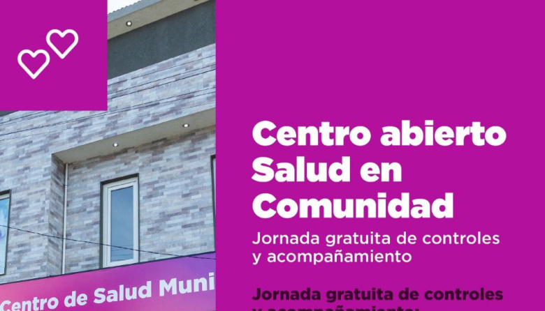 Nueva jornada libre, gratuita y sin turnos previos en el Centro de Salud Municipal
