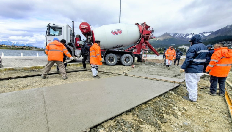 Se sigue avanzando en las obras de la pasarela Fique