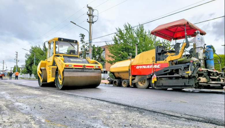Avanzan con obras de repavimentación en distintas arterias de Ushuaia