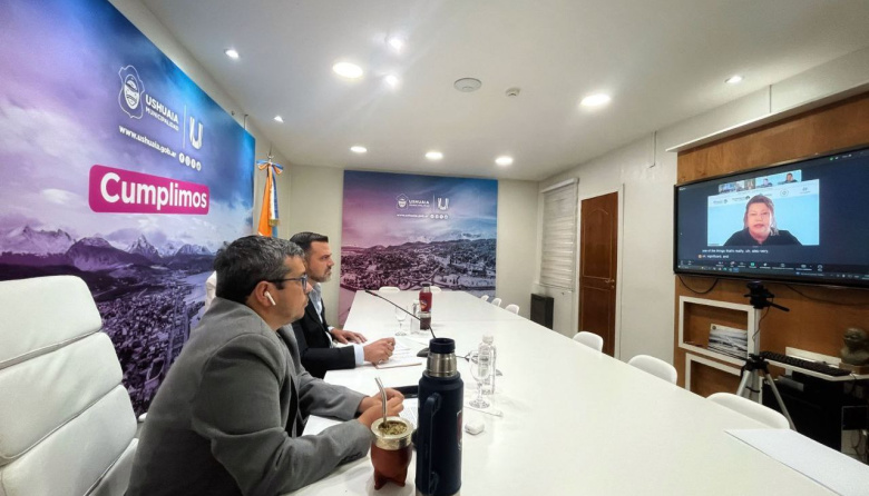 El intendente Vuoto participó de encuentro internacional de ciudades Puerta de Entrada a la Antártida