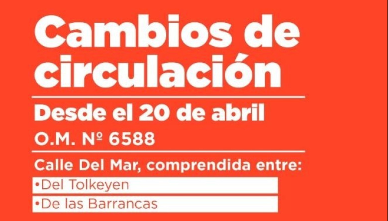 Implementan nuevos sentidos de circulación en distintos sectores de Ushuaia