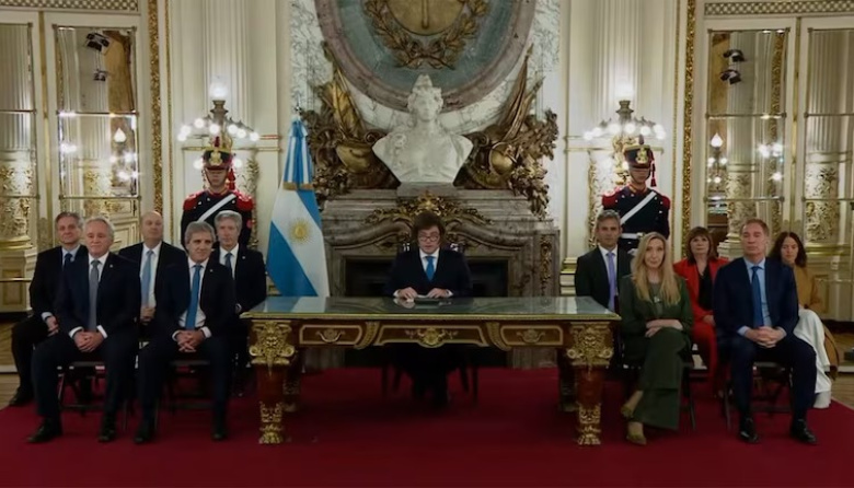 Reforma del Banco Central: la cadena nacional actuó como primer paso de la campaña de Milei para la reelección