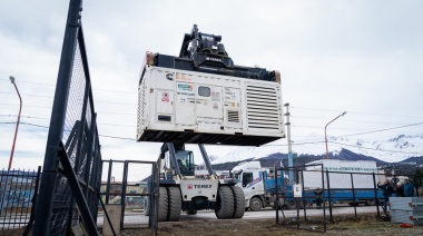 Arribaron a Ushuaia los tres primeros equipos para reforzar la generación de energía