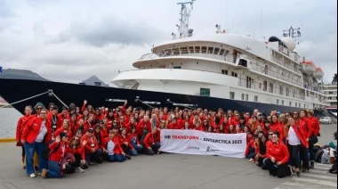 Más de 100 mujeres científicas partieron desde Ushuaia rumbo a la Antártida