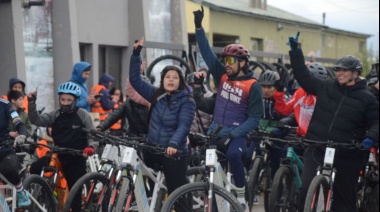Cientos de familias cerraron la temporada de bicicletas eléctricas en "Hacemos Soberanía"