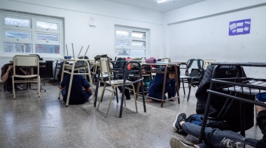 Defensa Civil Municipal y Gobierno de TDF realizaron un simulacro de sismo en el Olga B. de Arco