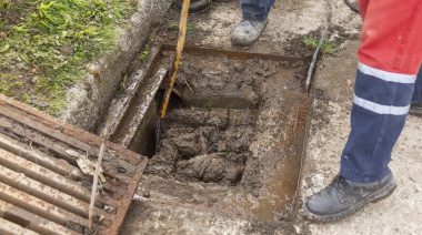 Realizaron trabajos de limpieza tras el desborde del Arroyo Buena Esperanza