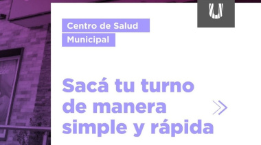 Informan las modalidades para sacar turnos en el Centro de Salud Municipal