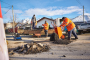 Se realizan permanentemente trabajos de bacheo