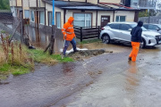 Intervienen zonas anegadas por las intensas precipitaciones