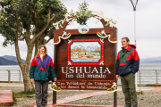 Elsa Zaparart llevó adelante la puesta en valor del icónico cartel “Ushuaia Fin del Mundo”