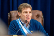Gustavo Melella promulgó la ley que deja sin efecto la reforma constitucional en Tierra del Fuego
