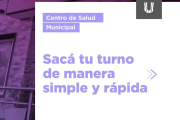 Informan las modalidades para sacar turnos en el Centro de Salud Municipal